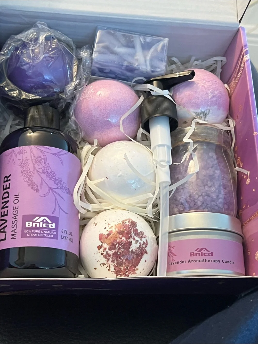 BNLCD NIB Lavender Spa Gift Set-10 items